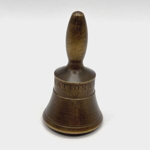 Vintage 1970 National Acme 1895 - 1970 75th Anniversary Mini Brass Bell